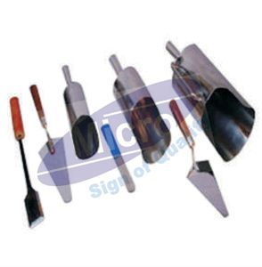 TESTING EQUIPMENT ACCESSORIES - Stainless Steel, Wood Handles, 5 Pieces | Precise Sampling, Durable, Easy Handling