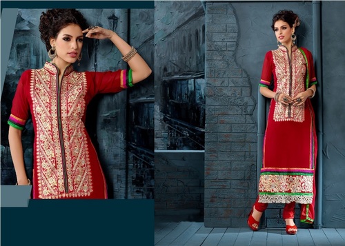 Fine Straight Salwaar Kameez
