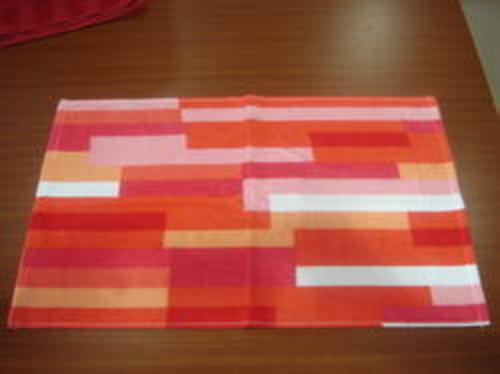 Red Stripe Hand Towel