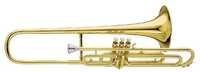Valve Trombone - Brass, 1270 Mm Length, 254 Mm Bell Diameter, 12.7 Mm Bore Size, 3 Sliding Valves | Tenor For Orchestral And Band Music