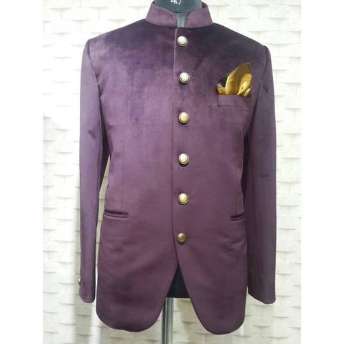 velvet jodhpuri coat