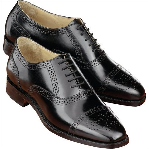 Mens Black Leather Shoes