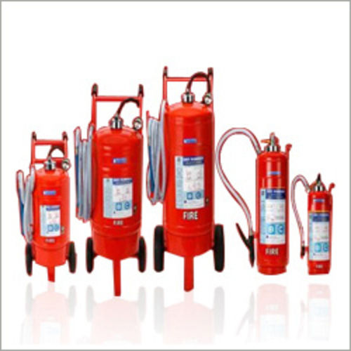 Dry Chemical Powder Fire Extinguisher - Color: Red