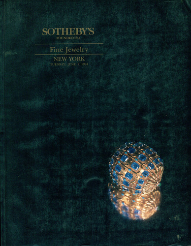 Sotheby's Founded 1744 fine jewelry new work.
