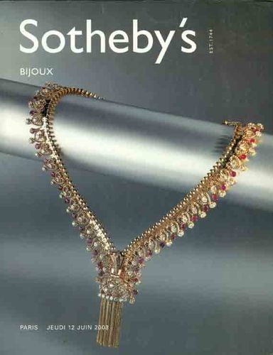 Sotheby's Bijoux Paris jeudi 12 juin 2003