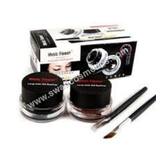 Music Flower Gel Eyeliner ( Brown + Black )