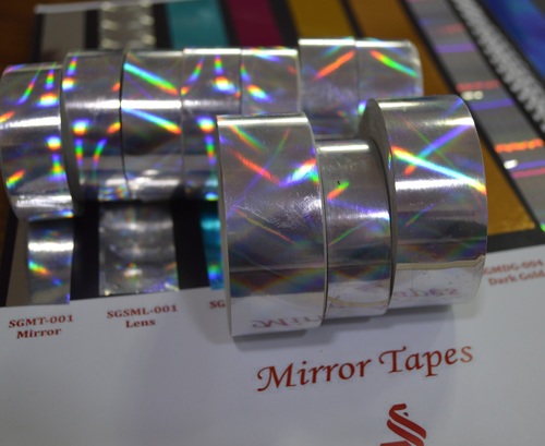 Silver Rainbow Sheen Holographic Tape