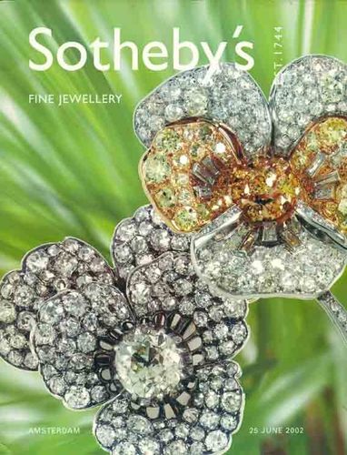 Sotheby fine jewellery Amsterda 25 june 2002.