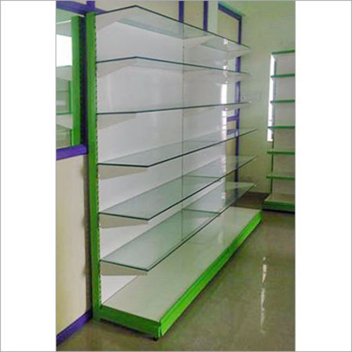 Departmental Store Glass Shelf Racks