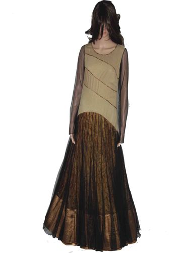 Shimmer Chiffon Gown