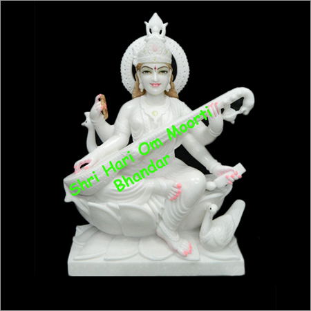 Moisture Proof Marble Saraswati Statue
