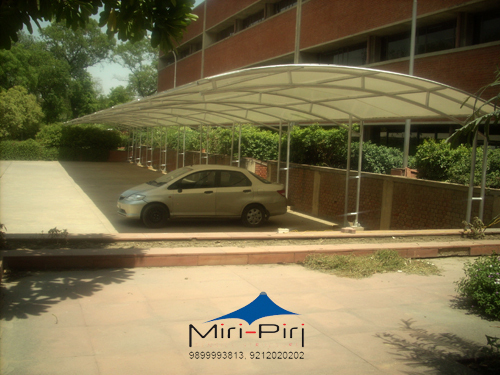 Tensile Fabric Parking Structures