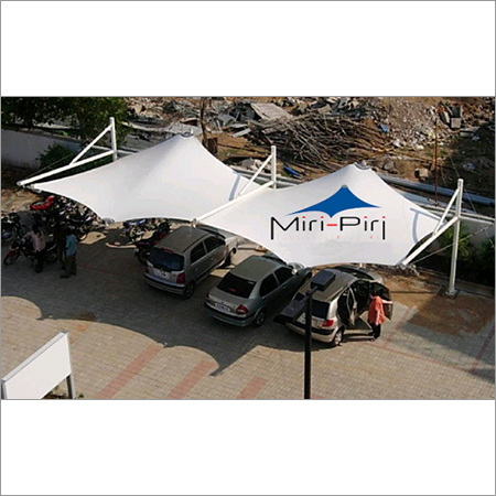 White Car  Parking Fabric Shelters
