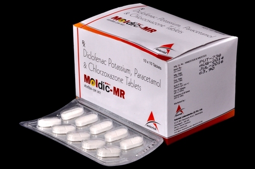 Diclofenac Potassium Paracetamol and Chlorzoxazone