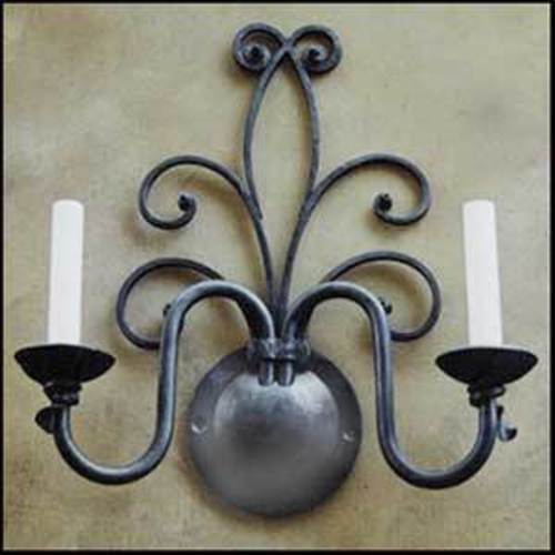 Wrought Iron Wall Sconce By TURRET ART METAL PVT. LTD.