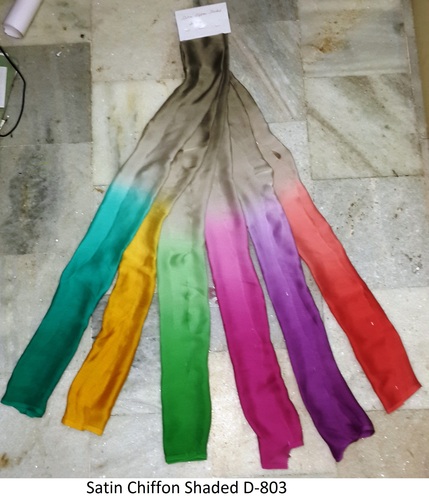 Satin Chiffon Shaded