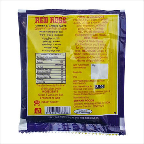 Homemade Ginger Garlic Paste