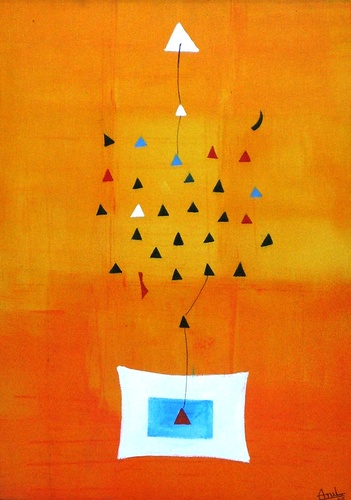 Anil sharma , 26'x19', acrylic on canvas