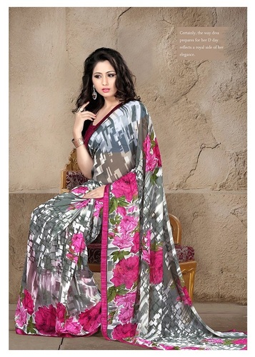 fancy printed sarees
