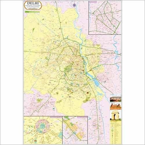 Delhi & its neighbourhood map