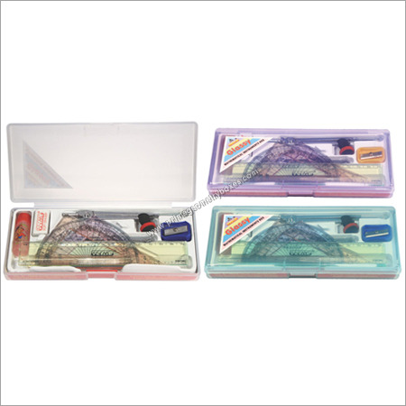 Glassy Mathematical Instruments Box