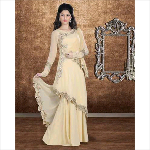 Glamorous Semi Stitched Dress
