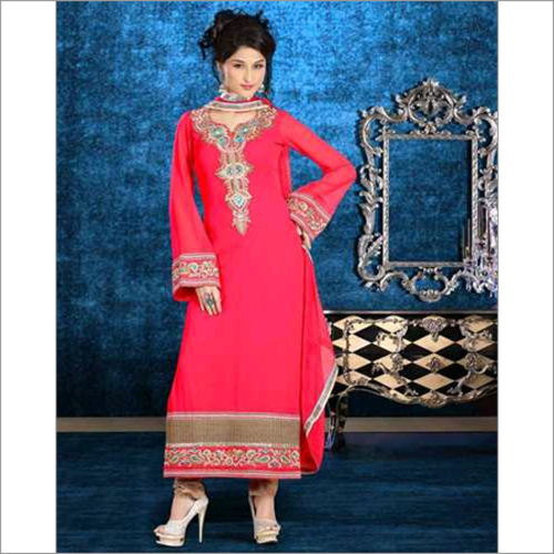 Glamorous Semi Stitched Dress