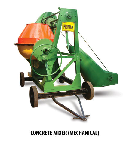 Mechanical Hopper Concrete Mixer - Durable Steel Build, Efficient Mixing Capacity, Compact Design