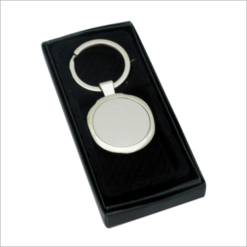Round Metal Keychain
