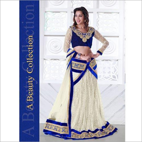 Designer Saree Lehenga Style
