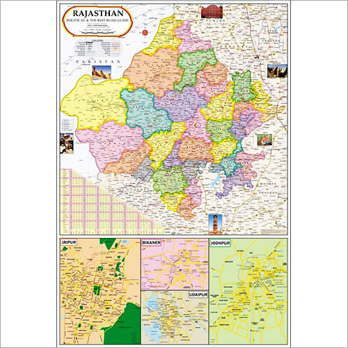 Rajasthan Political map