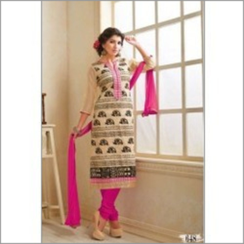 Chiffon Churidar Suit