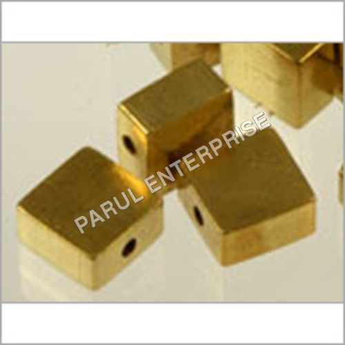 Brass Square Beads