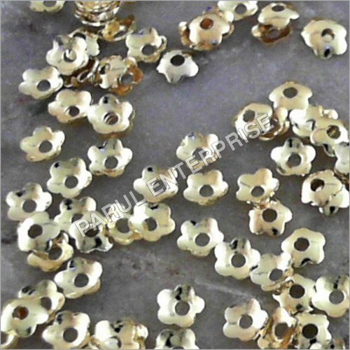 Gold Plated Flower Beads