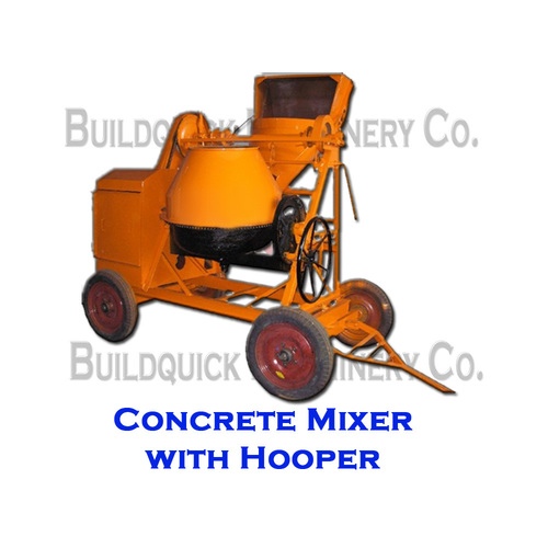 Concrete Mixer With Hooper