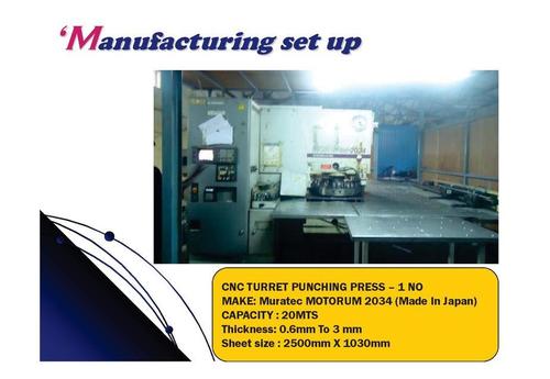 Fabrication Using Turret Punching Press