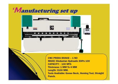 Fabrication Using CNC Press Brake