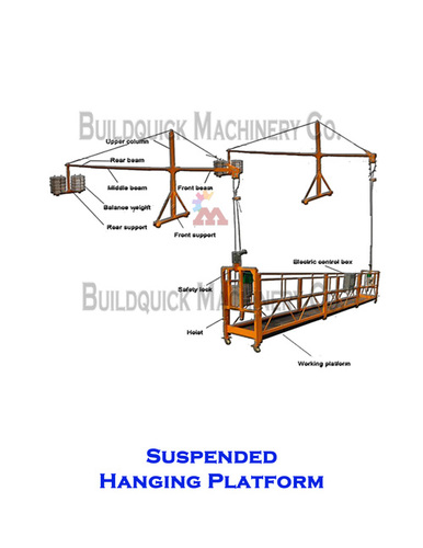 Suspended Hanging Platform By BUILDQUICK MACHINERY COMPANY