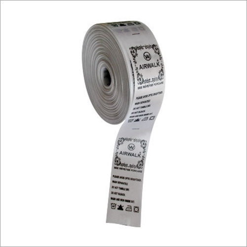 SATIN PRINTED LABEL