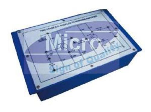 Two Stage RC Coupled Transistor Amplifier