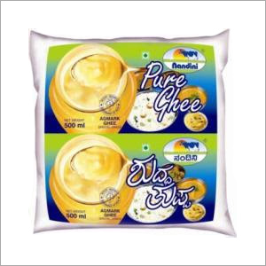 Pure Ghee - Plastic Pouch, 1kg, 20x25cm | Pure, Natural, Healthy, Delicious, Rich Flavor