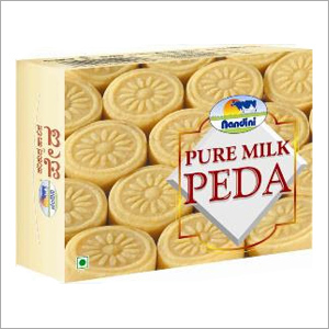 Pure Milk Peda - Milk Solids, 10x5x2 cm | Soft Texture, Sweet Treat, Delicious Taste