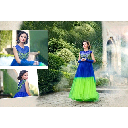 Glamour Semi Stitched Gown