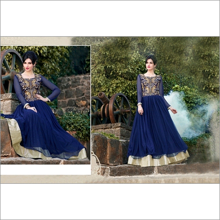 Semi Stitched Gown