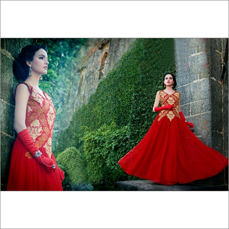 Semi Stitched Gown