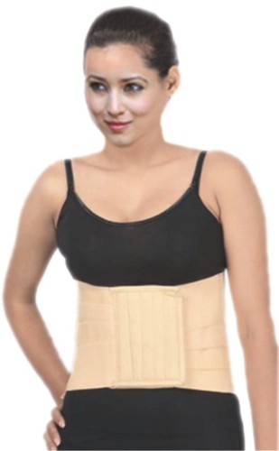 Lumbo Secral (Deluxe) - Cotton, Elastic, Spring Steel, Sizes 28-48, Beige | Velcro Closure, Soft Padding, Back Support, Adjustable Fit