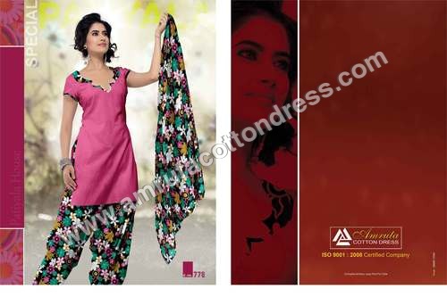 Patiala Cotton Dress Materials
