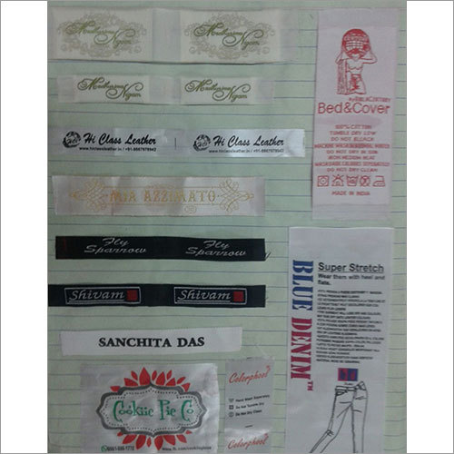 Woven Labels - Woven Material, 25.4 - 127 mm Length, Vibrant Colors | Smooth Surface, Tear Resistant, Crisp Artwork Finish