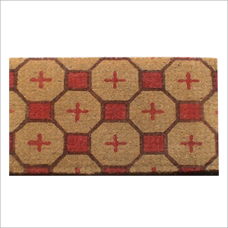Natural Stencilled Mat