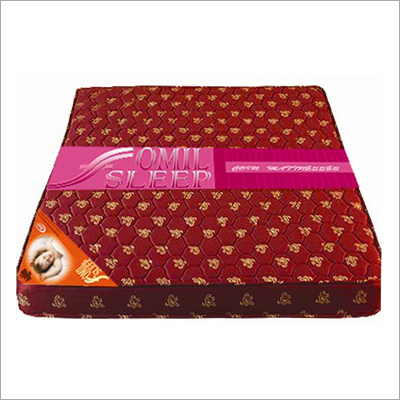 Coir Foam Bed - Coir Foam, Variable Dimensions, Burgundy | Comfortable Sleep, Eco-Friendly, Smooth Texture, Elegant Design, 6-8 Inch Thickness